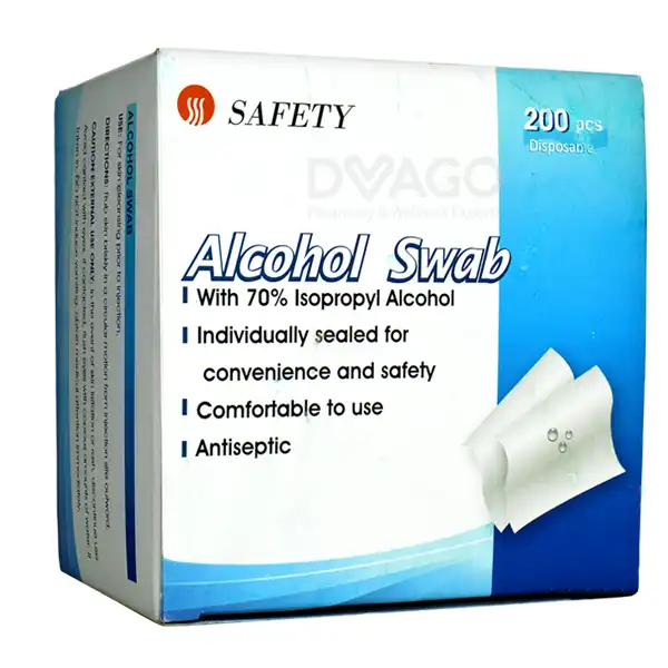 Safety Alcohol Swab (1 Box = 200Pcs)