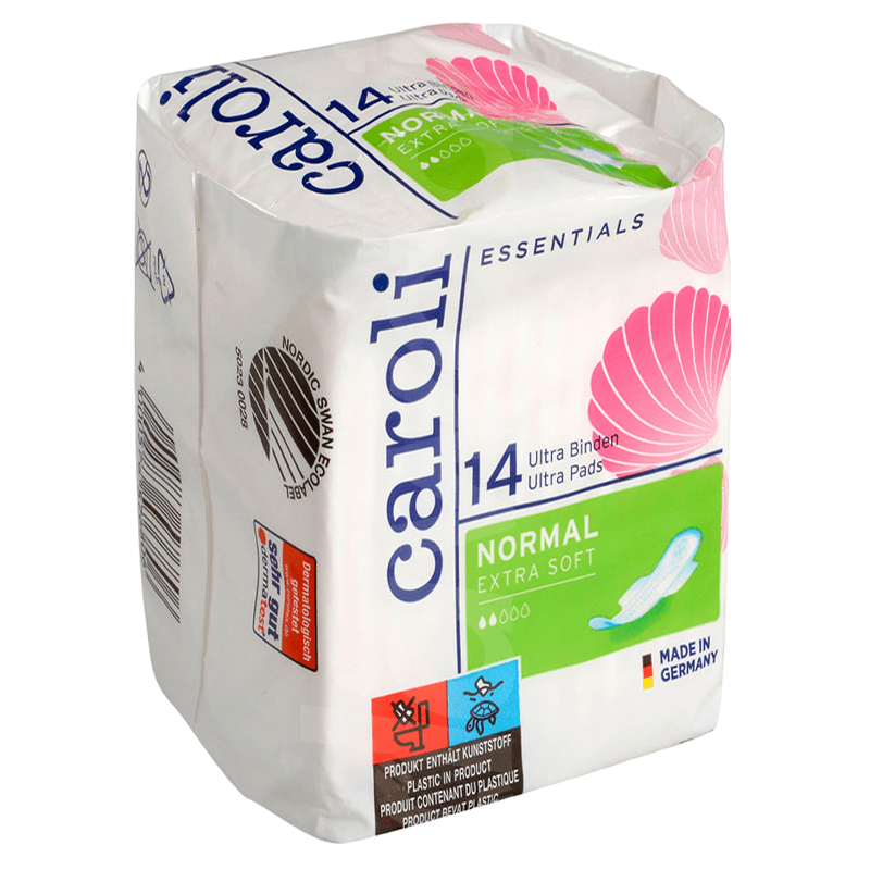 Caroli Ultra Normal - Extra Soft Sanitary Pads 14 Pcs. Pack Pcs